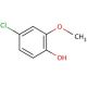 4-Chloro-2-methoxyphenol (CAS 16766-30-6) - chemical structure image