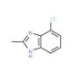 4-Chloro-2-methyl-1H-benzo[d]imidazole (CAS 5599-82-6) - chemical structure image