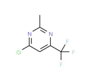 4-chloro-2-methyl-6-(trifluoromethyl)pyrimidine (CAS 5993-98-6) - chemical structure image