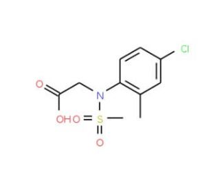 [(4-Chloro-2-methyl-phenyl)-methanesulfonyl-amino]-acetic acid - chemical structure image