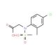 [(4-Chloro-2-methyl-phenyl)-methanesulfonyl-amino]-acetic acid - chemical structure image