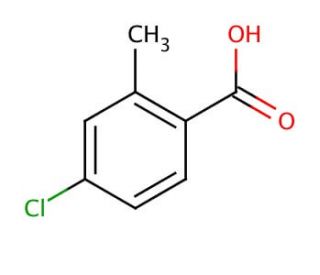 4-Chloro-2-methylbenzoic acid (CAS 7499-07-2) - chemical structure image