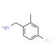 4-Chloro-2-methylbenzylamine (CAS 27917-11-9) - chemical structure image