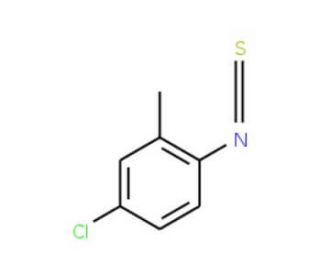 4-Chloro-2-methylphenyl isothiocyanate (CAS 23165-53-9) - chemical structure image