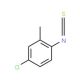 4-Chloro-2-methylphenyl isothiocyanate (CAS 23165-53-9) - chemical structure image