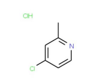 4-Chloro-2-methylpyridine hydrochloride (CAS 41753-34-8) - chemical structure image