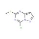 4-Chloro-2-methylsulfanyl-pyrazolo[1,5-a][1,3,5]triazine (CAS 54346-19-9) - chemical structure image