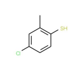 4-Chloro-2-methylthiophenol (CAS 17178-01-7) - chemical structure image