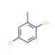 4-Chloro-2-methylthiophenol (CAS 17178-01-7) - chemical structure image