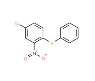 4-Chloro-2-nitrodiphenyl sulfide (CAS 4548-56-5) - chemical structure image