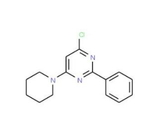 4-Chloro-2-phenyl-6-piperidinopyrimidine - chemical structure image