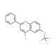 4-Chloro-2-phenyl-6-trifluoromethoxyquinoline (CAS 1189106-94-2) - chemical structure image