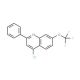 4-Chloro-2-phenyl-7-trifluoromethoxyquinoline (CAS 1189107-66-1) - chemical structure image