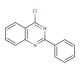 4-Chloro-2-phenylquinazoline (CAS 6484-25-9) - chemical structure image