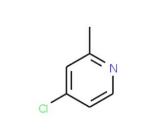 4-Chloro-2-picoline (CAS 3678-63-5) - chemical structure image