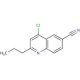 4-Chloro-2-propyl-6-quinolinecarbonitrile (CAS 930570-37-9) - chemical structure image