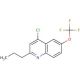 4-Chloro-2-propyl-6-trifluoromethoxyquinoline (CAS 1156277-29-0) - chemical structure image