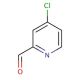 4-Chloro-2-pyridinecarbaldehyde (CAS 63071-13-6) - chemical structure image