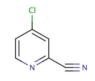 4-Chloro-2-pyridinecarbonitrile (CAS 19235-89-3) - chemical structure image