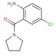 4-chloro-2-(pyrrolidin-1-ylcarbonyl)aniline - chemical structure image
