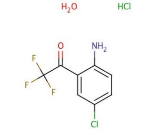 4-Chloro-2-(trifluoroacetyl)aniline hydrochloride (CAS 173676-59-0) - chemical structure image