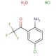 4-Chloro-2-(trifluoroacetyl)aniline hydrochloride (CAS 173676-59-0) - chemical structure image