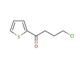 4-Chloro-2&prime;-butyrothienone (CAS 43076-59-1) - chemical structure image