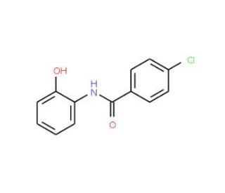4-Chloro-2&prime;-hydroxybenzanilide (CAS 31913-75-4) - chemical structure image