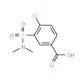 4-chloro-3-[(dimethylamino)sulfonyl]benzoic acid (CAS 59210-61-6) - chemical structure image