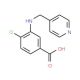 4-Chloro-3-[(pyridin-4-ylmethyl)-amino]-benzoic acid - chemical structure image