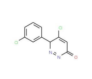 4-Chloro-3-(3-chlorophenyl)-5,6Hpyradazin-6-one - chemical structure image