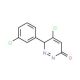 4-Chloro-3-(3-chlorophenyl)-5,6Hpyradazin-6-one - chemical structure image
