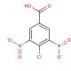 4-Chloro-3,5-dinitrobenzoic acid (CAS 118-97-8) - chemical structure image