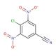4-Chloro-3,5-dinitrobenzonitrile (CAS 1930-72-9) - chemical structure image