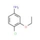 4-Chloro-3-ethoxyaniline (CAS 852854-42-3) - chemical structure image