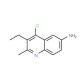4-Chloro-3-ethyl-2-methyl-quinolin-6-ylamine - chemical structure image
