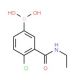 4-Chloro-3-(ethylcarbamoyl)phenylboronic acid (CAS 871332-69-3) - chemical structure image