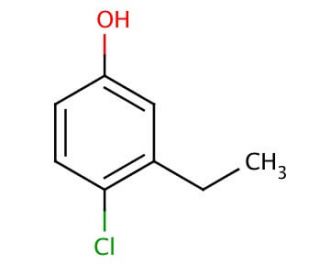 4-Chloro-3-ethylphenol (CAS 14143-32-9) - chemical structure image