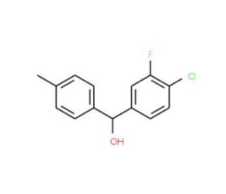 4-Chloro-3-fluoro-4&prime;-methylbenzhydrol - chemical structure image