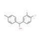 4-Chloro-3-fluoro-4′-methylbenzhydrol - chemical structure image