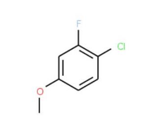 4-Chloro-3-fluoroanisole (CAS 501-29-1) - chemical structure image
