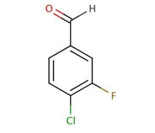 4-Chloro-3-Fluorobenzaldehyde (CAS 5527-95-7) - chemical structure image