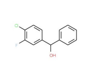 4-Chloro-3-fluorobenzhydrol - chemical structure image
