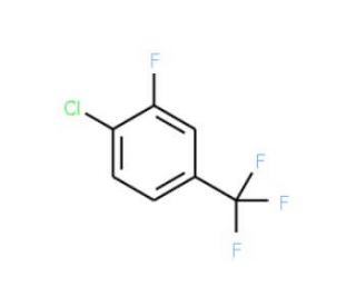4-Chloro-3-fluorobenzotrifluoride (CAS 32137-20-5) - chemical structure image