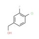 4-Chloro-3-fluorobenzyl alcohol (CAS 202925-10-8) - chemical structure image