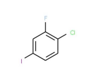 4-Chloro-3-fluoroiodobenzene (CAS 202982-67-0) - chemical structure image