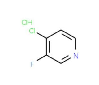 4-Chloro-3-fluoropyridine hydrochloride (CAS 119229-74-2) - chemical structure image