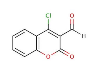 4-Chloro-3-formylcoumarin (CAS 50329-91-4) - chemical structure image