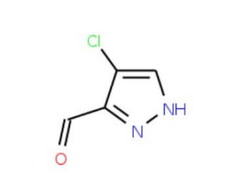 4-Chloro-3-formylpyrazole (CAS 387358-45-4) - chemical structure image