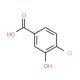 4-Chloro-3-hydroxybenzoic acid (CAS 34113-69-4) - chemical structure image